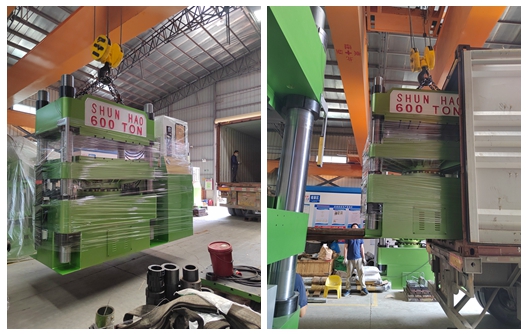 600 tonluk shunhao melamin sıkıştırma makinesi