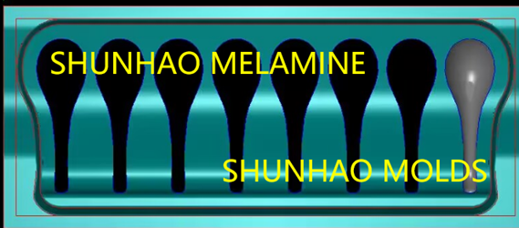Shunhao dikdörtgen kaşık kalıbı
