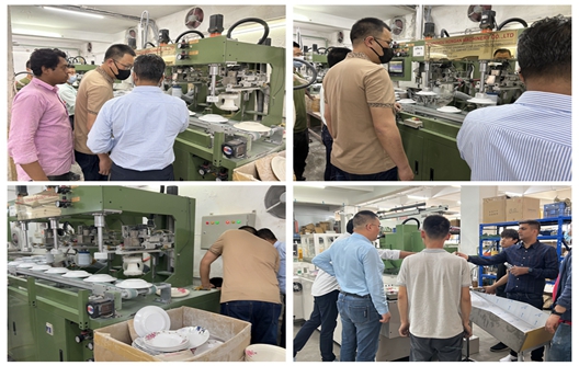 work guidance at the customer's factory from Shunhao