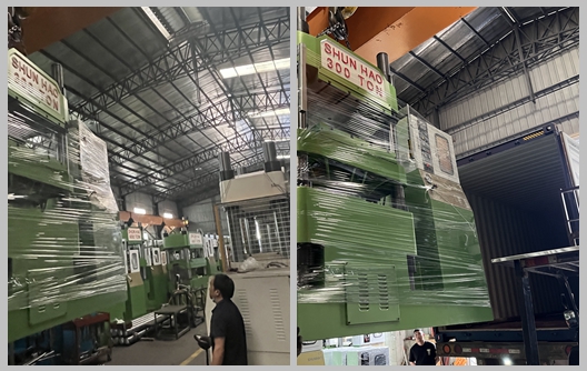 Shunhao Fabrikası 300 Ton Melamin Sofra Takımı Makinesi Sevkiyatı