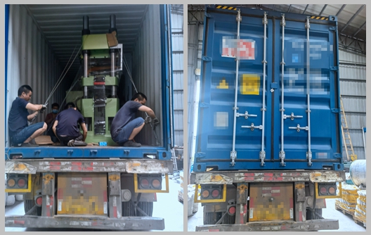 Shunhao Fabrika Otomatik Melamin Kalıplama Makinesi Sevkiyatı