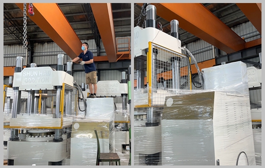 Yeni Sevkiyat: Melamin Üretimi için Özel Tasarım 600 Tonluk Hidrolik Kalıplama Makineleri