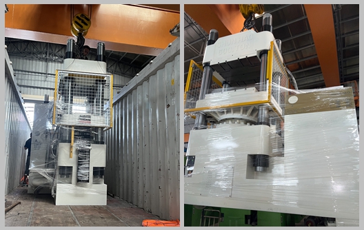 Shunhao 600 Tonluk Melamin Kap Kalıplama Makinesi Sevkiyatı